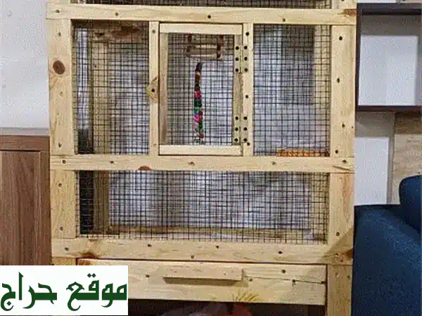 فرصة لا تعوض! قفص حيوانات وطيور عملاق (2 متر) للبيع بـ 120$ | جودة ومتانة 2