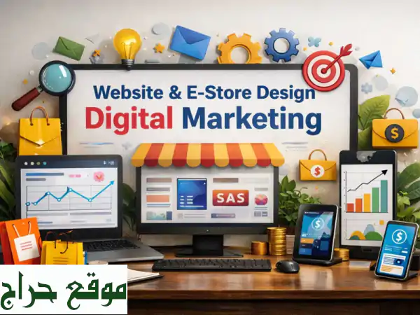 موقعك الاحترافي بـ 499 درهم | تصميم مواقع, متاجر, استضافة ودومين!