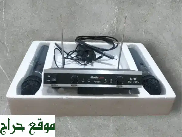 ميكروفون لاسلكي احترافي MediaCom MCI-799 U: صوتك بوضوح كريستالي - كالجديد ومدى يصل لـ 80م! 4