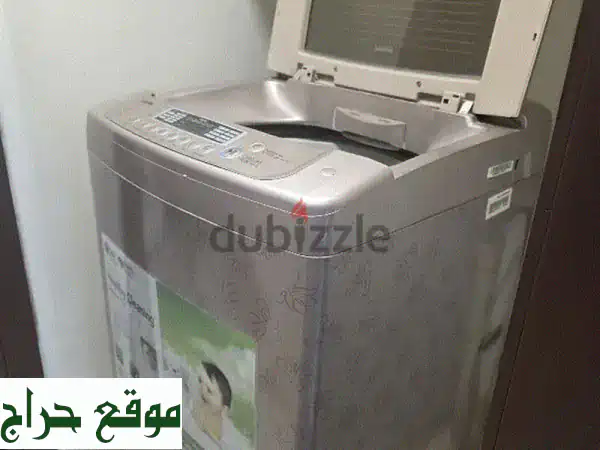 فرصة فريدة: غسالة LG 15 كجم للبيع (للتصليح أو قطع الغيار) - سعر مغرٍ!