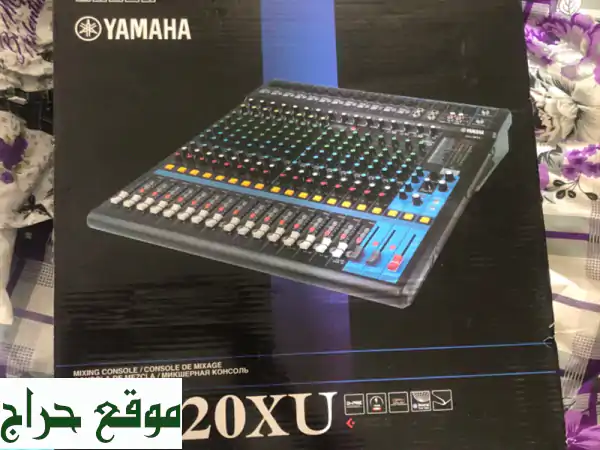 ميكسر Yamaha MG20XU التناظري: أطلق العنان لصوتك الاحترافي (20 قناة، D-PRE، SPX، USB)