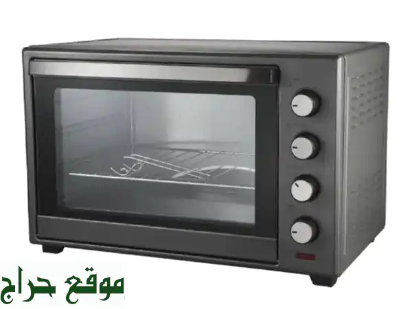 فرن SuperChef الكهربائي 70 لتر: قوة 2000W، كونفكشن، زجاج مزدوج + قطاعة طعام هدية! (أسود/فضي) 3
