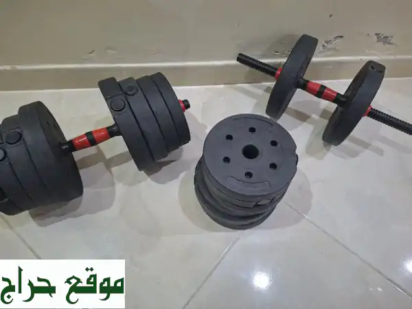 dumbbells 30 kl used 7.8 times. air pump used 1 times. 200 sr