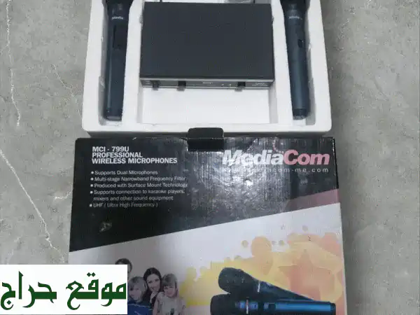 ميكروفون لاسلكي احترافي MediaCom MCI-799 U: صوتك بوضوح كريستالي - كالجديد ومدى يصل لـ 80م! 2