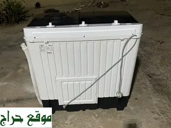 فرصة لا تعوض! غسالة نصف أوتوماتيك 10 كجم بحالة الجديد + ضمان لولو 16 شهر! 2