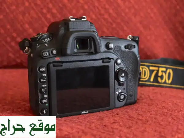 فرصة لا تعوض! كاميرا Nikon D750 احترافية | بحالة شبه جديدة (مثل المصنع) | عداد منخفض جداً 2