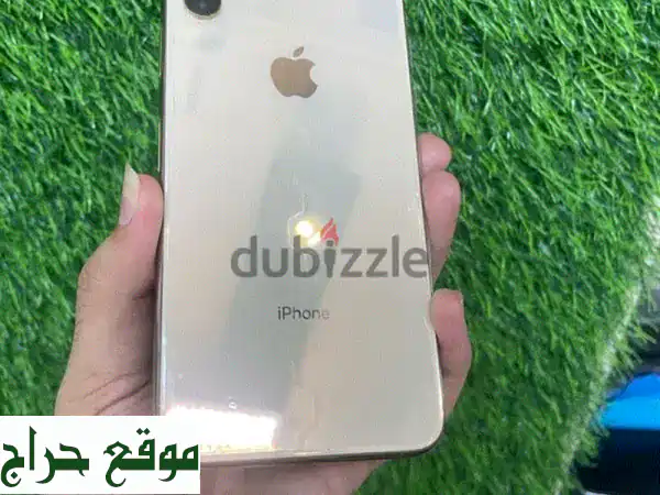 ⚡️ فرصة ذهبية! ايفون Xs Max ذهبي 256 جيجا | كالجديد - لم يُصلح قط | مسقط السيب