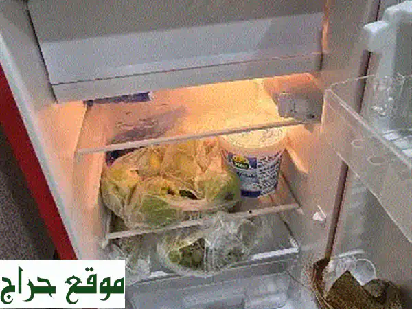 فرصة لا تُعوّض! ثلاجة صغيرة شبه جديدة | نقية 100% (لم تُستخدم للحوم) | مثالية للنباتيين والمهتمين بالنظافة القصوى. 2