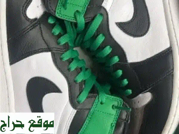 فرصة لا تُعوّض: حذاء Jordan 1 High Green أصلي مستعمل بحالة ممتازة | سعر تفاوضي!