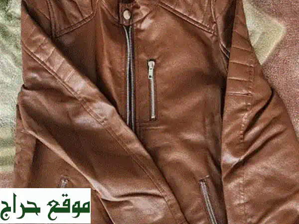 جاكيت جلد أولادي أنيق (8-11 سنة) | شبه جديد لمظهر عصري 4