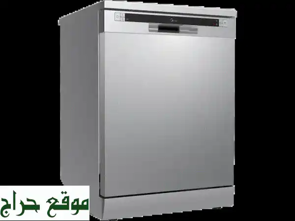 غسالة صحون ميديا 14 فرد فضي + خلاط زجاجي هدية | وداعاً لغسل الصحون يدوياً! 4