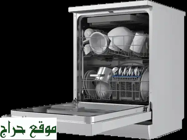 غسالة صحون ميديا 14 فرد فضي + خلاط زجاجي هدية | وداعاً لغسل الصحون يدوياً! 2