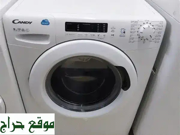 ✨ فرصة العمر! غسالة كاندي 9 كجم أوتوماتيك بحالة ممتازة للبيع - نظافة مثالية وتوفير خيالي! 2