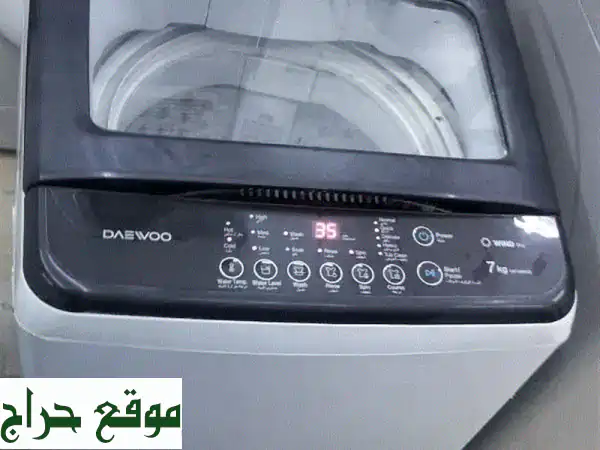 فرصة لا تعوض! غسالة دايو مستعملة 7 كجم نظيفة بتقنية التجفيف الهوائي | ضمان/توصيل | 38 د.ب فقط! 3