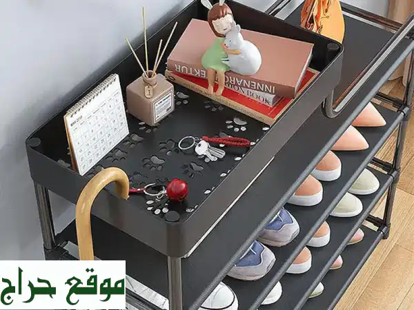 منظم أحذية L-Type 4 طبقات: أقصى استغلال للمساحة وتخزين أنيق لأحذيتك ومقتنياتك! 3