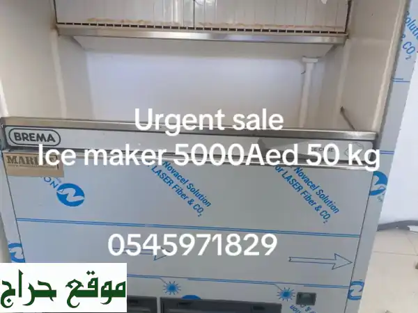 فرصة ذهبية في عجمان! أيس ميكر AED50، ثلاجة كيك وعرض مشروبات للبيع - جهّز مشروعك الآن! 2