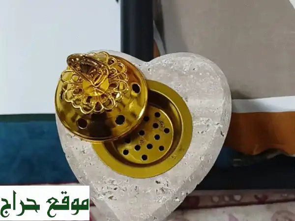 مباخر بخور رخام ترافرتينو طبيعي: أناقة الألوان البنية لمنزلك الفاخر!