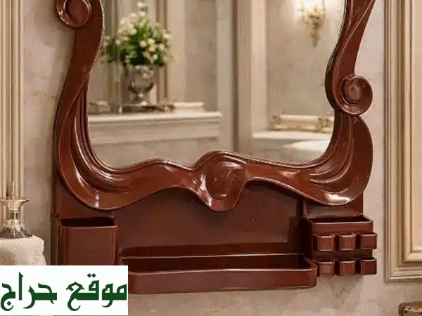 جدّد حمامك بذكاء! ستاند مراية بلاستيك عصري برفوف تخزين – فقط 5$! 3