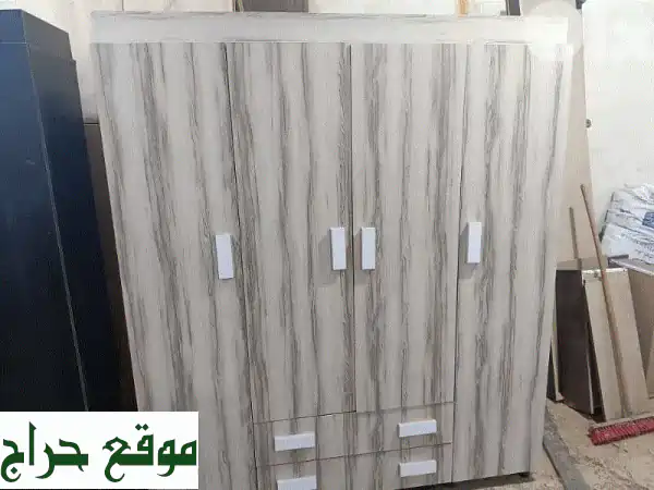 خزانة ملابس 4 درف كبيرة (180 سم) | تنظيم مثالي بسعر 190$! الشياح