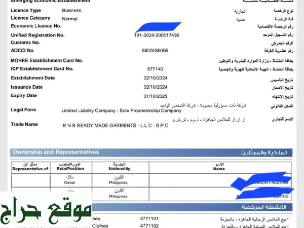 فرصة ذهبية: رخصة تجارية جاهزة في أبوظبي | ابدأ مشروعك فوراً!