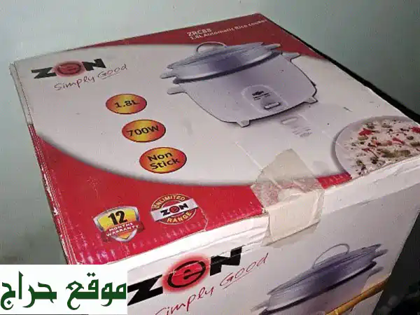 حلة أرز Zeen زين 1.8 لتر: الأرز المثالي بسهولة | جهاز إلكتروني جديد لم يلمس! 4