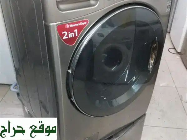 فرصة لا تعوض! غسالة ونشافة LG TrueSteam Direct Drive (18+10 كجم) + TwinWash Mini - كالجديدة بسعر 2299 ر.ق! توصيل مجاني وضمان 15 يوم! 3