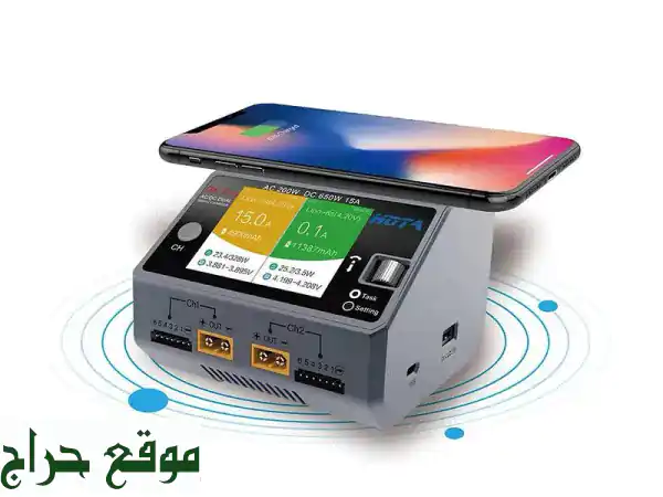 HOTA D6 Pro: شاحن ذكي AC/DC مزدوج القناة 325W مع شحن لاسلكي - سرعة وكفاءة لا مثيل لها! 4