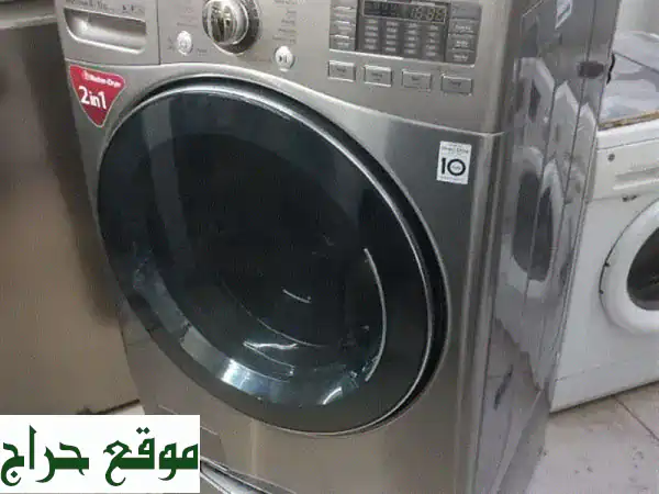 فرصة لا تعوض! غسالة ونشافة LG TrueSteam Direct Drive (18+10 كجم) + TwinWash Mini - كالجديدة بسعر 2299 ر.ق! توصيل مجاني وضمان 15 يوم! 4