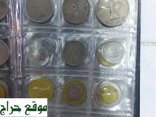 امتلك التاريخ! ألبوم عملات نادرة (42 عملة أجنبية وعربية) + سعة 120 | تحفة لهواة جمع الانتيكات والهوايات 3