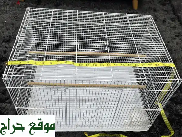 فرصة رائعة: قفص طيور جديد بالكامل | مجهز بوعائي طعام - لراحة وسعادة طائرك! 2