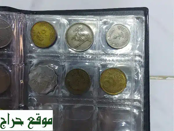 امتلك التاريخ! ألبوم عملات نادرة (42 عملة أجنبية وعربية) + سعة 120 | تحفة لهواة جمع الانتيكات والهوايات 4