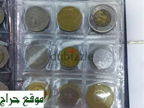 امتلك التاريخ! ألبوم عملات نادرة (42 عملة أجنبية وعربية) + سعة 120 | تحفة لهواة جمع الانتيكات والهوايات 2