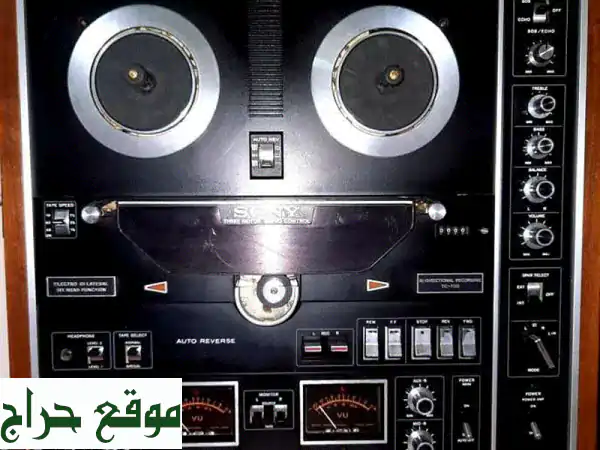 سوني TC-730: أسطورة الشرائط الاحترافية - مسجل ومشغل ريل تو ريل 6 رؤوس بدفع مباشر (Direct Drive)