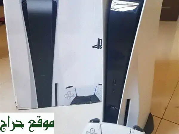 بلايستيشن 5 نسخة السيدي (CD) مستعمل نظيف - PS5 كامل مع الكرتون والملحقات | فرصة لا تفوت!