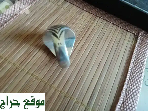 خاتم در النجف الأصلي فضة عيار 95 | أناقة رجالية فريدة | مقاس 9 بسعر حصري 4