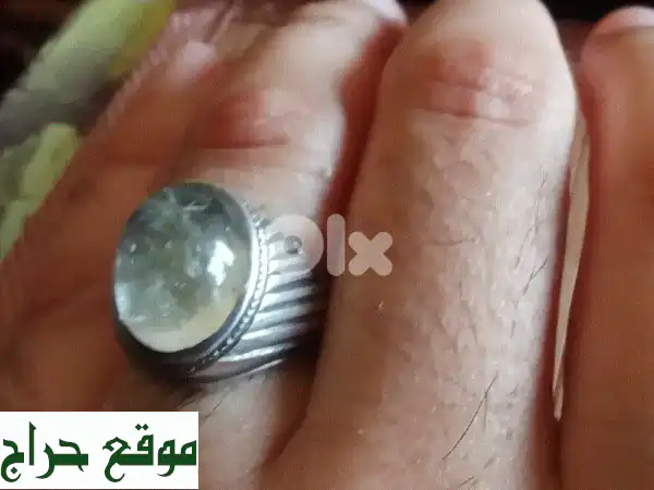 خاتم در النجف الأصلي فضة عيار 95 | أناقة رجالية فريدة | مقاس 9 بسعر حصري 3