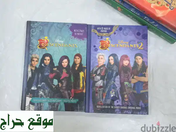 مجموعة كتب ديزني أبناء الأشرار Descendants الكاملة (5 أجزاء) - حالة ممتازة! 2
