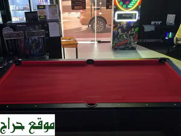 فرصة ذهبية: طاولة بلياردو مورانوا الإيطالية الفاخرة | مستعملة 3 أشهر فقط (بحالة ممتازة) | بسعر 2300 ريال 2