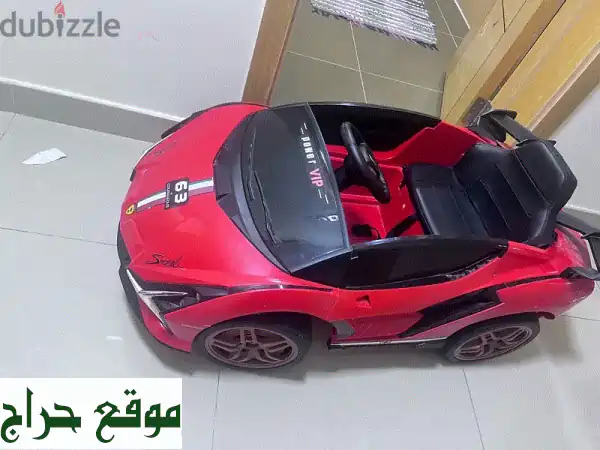 سيارة أطفال كهربائية حمراء 🚗 بحالة ممتازة | متعة وأمان لطفلك! 2