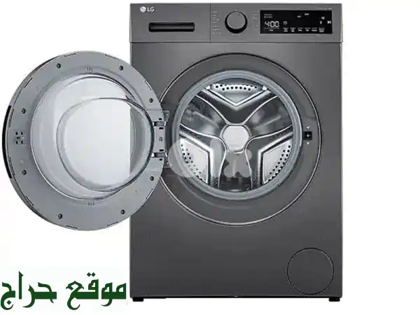 غسالة LG 8 كجم Direct Drive جديدة | فضي أنيق، هدوء وكفاءة F2T2TYM1S