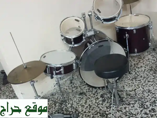 فرصة لا تعوض! 🥁 طقم درامز Mapex Tornado كامل وجاهز للعزف (بحالة ممتازة + توصيل مجاني!) 3