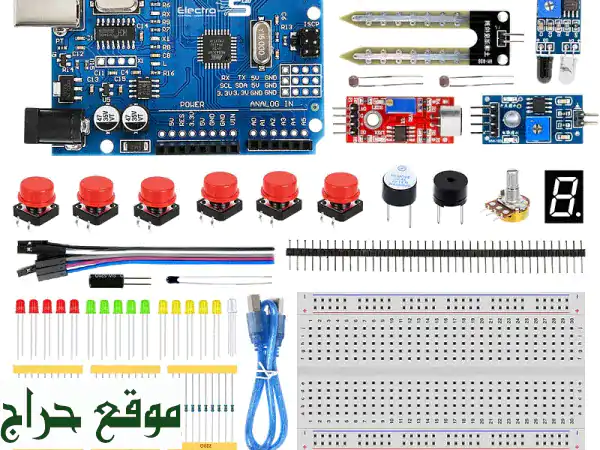 انطلق في عالم الأردوينو! 🚀 طقم Arduino UNO DIY للمبتدئين - كل ما تحتاجه للتعلم والإبداع. 2