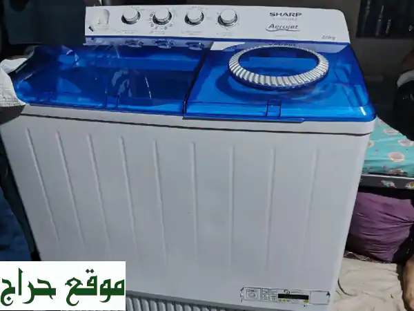 فرصة ذهبية: غسالة شارب 20 كيلو للبيع في بني ياس | بحالة ممتازة كالجديدة! (سعر مناسب) 2