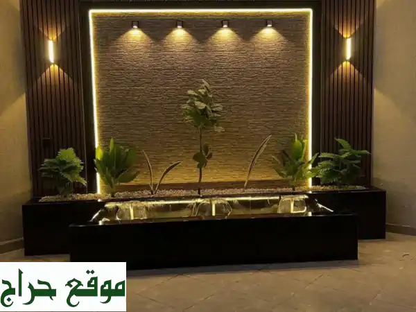 واحتك الخاصة تنتظرك: أفضل شركة تنسيق حدائق في الإمارات | تصميم غرف زجاجية، شلالات وعشب فخم