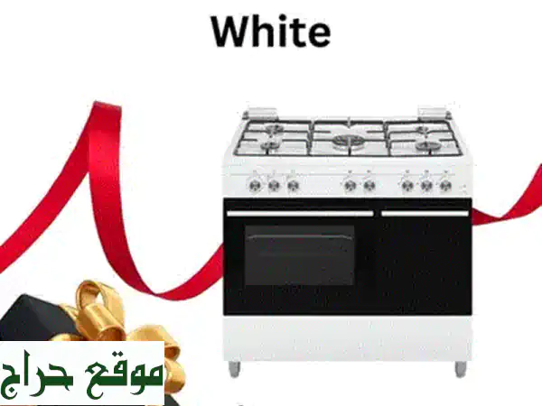 بوتجاز غاز Union Gas أبيض 4 شعلات (50x55 سم) برؤوس نحاس + مكواة Kenwood هدية! جديد بضمان سنة 4