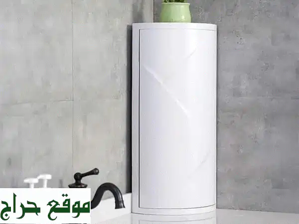 وداعاً لفوضى الحمام! منظم الزاوية الدوار 360°: حماية فائقة لمستحضراتك ومساحة مضاعفة بلا حفر 3