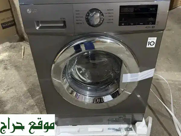 غسالة ونشافة LG إنفرتر 8 كجم جديدة 🆕 بضمان سنة | توفير وكفاءة لا مثيل لها
