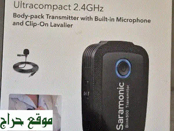 ⚡️خصم مذهل! نظام مايك لاسلكي Saramonic Blink500 للمؤثرين وصناع المحتوى - جديد بـ 90$ فقط! 3