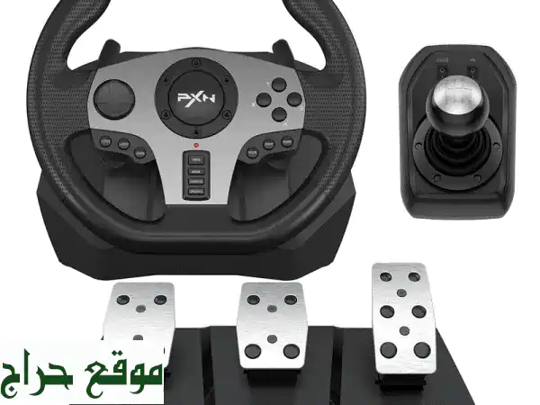 Pxn V9 Gaming Racing Wheel: أطلق العنان للمتسابق بداخلك! | توافق شامل: PC, PS3, PS4, Xbox, Switch | ضمان سنة وتوصيل سريع 2