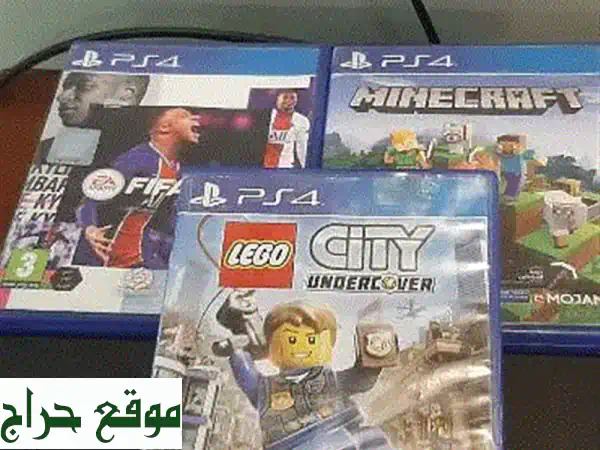 بلايستيشن 4 (PS4) للبيع - 1 تيرا بايت + ألعاب رائعة مجانية (Minecraft, FIFA) - جاهز للعب! 2
